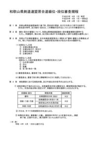 居合道級位・段位規程のサムネイル